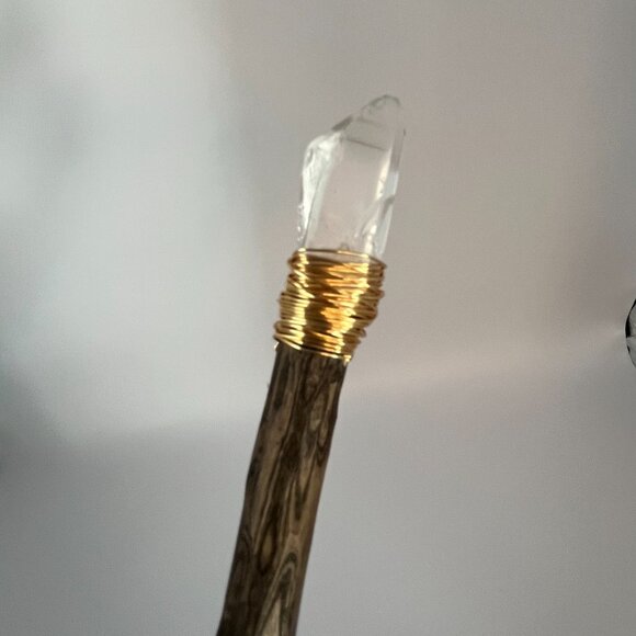 Handmade Optical Lemurian Wand - "Simplicity" (Reiki Infused) - *One of a Kind* - Picture 3 of 4
